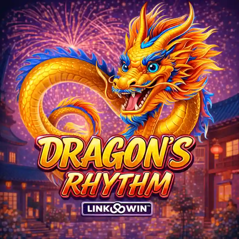 Dragon's Rhythm Link&Win slot game interface